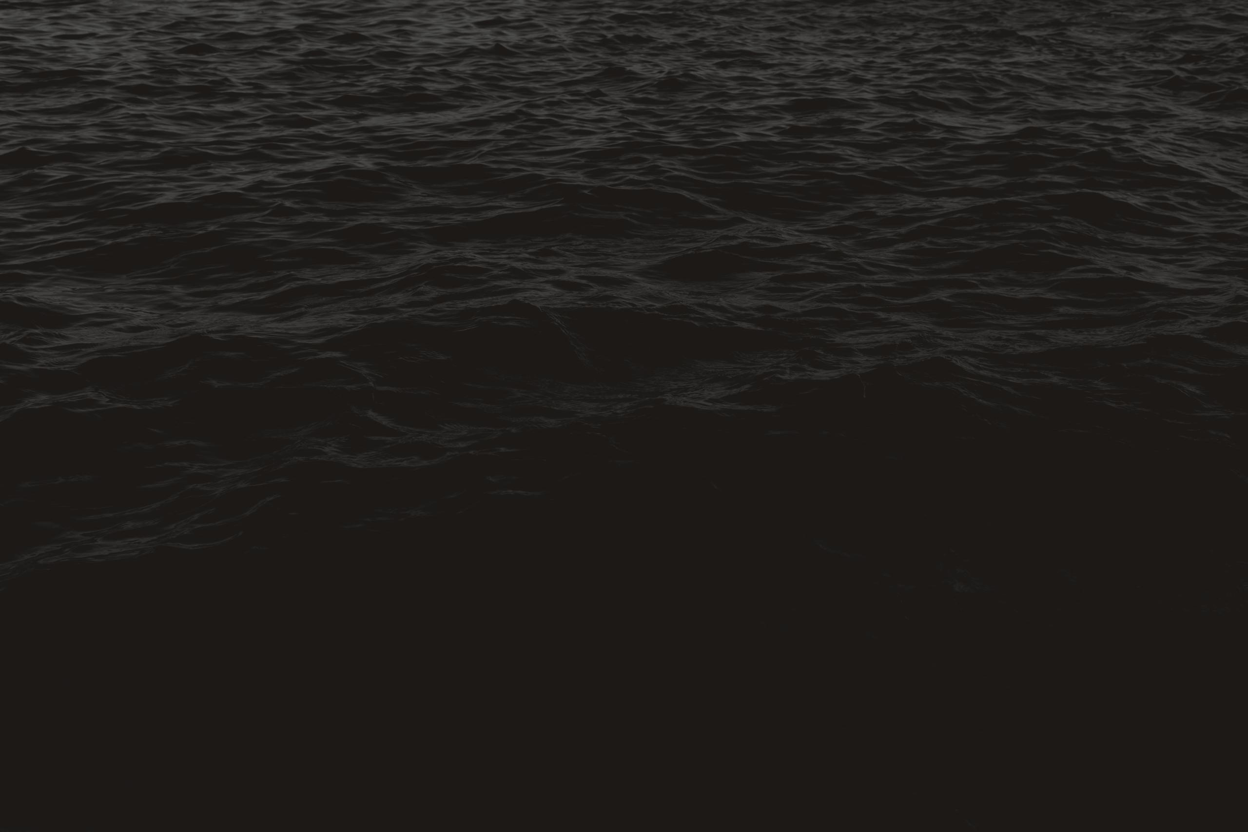 Dark sea water